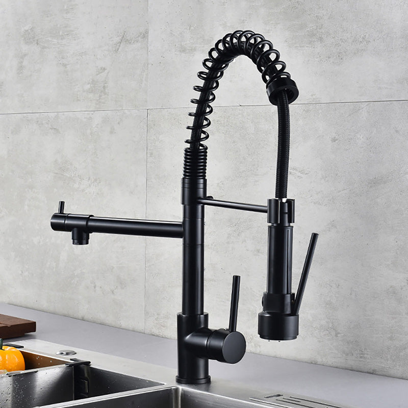 Luxury Brass Bathroom Faucet 3-Function Sink Tap
