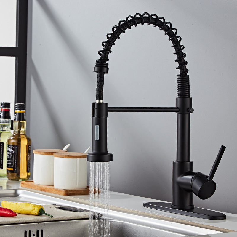 Luxury Brass Bathroom Faucet 3-Function Sink Tap