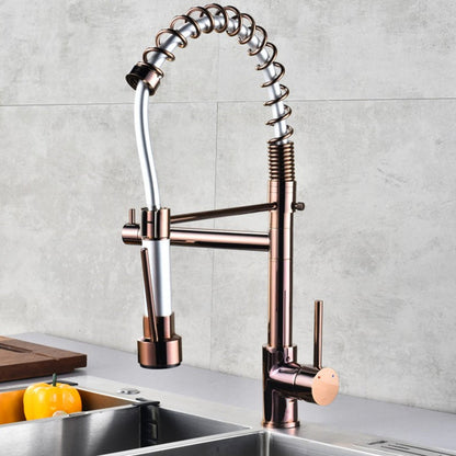Luxury Brass Bathroom Faucet 3-Function Sink Tap