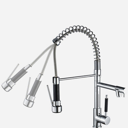 Luxury Brass Bathroom Faucet 3-Function Sink Tap