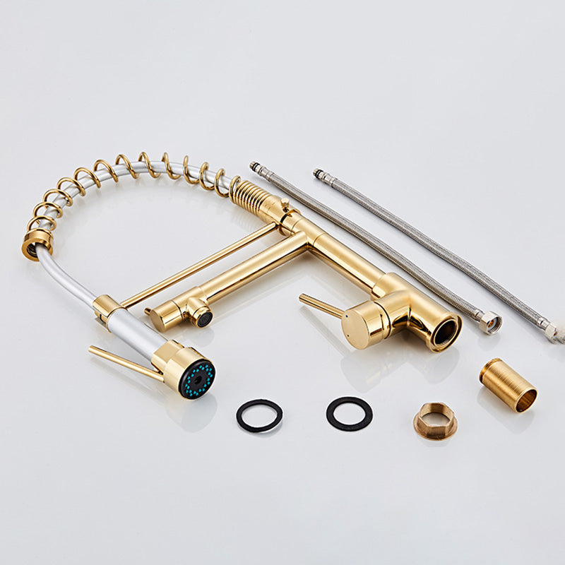 Luxury Brass Bathroom Faucet 3-Function Sink Tap