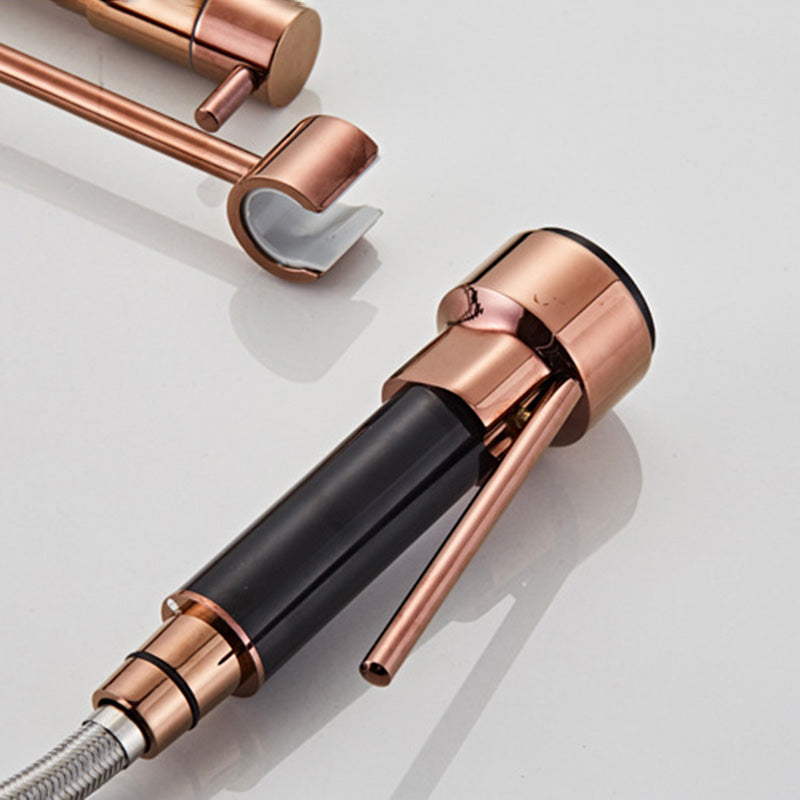 Luxury Brass Bathroom Faucet 3-Function Sink Tap