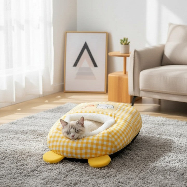 Cozy Kitty Warm Pet Bed House