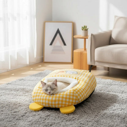 Cozy Kitty Warm Pet Bed House