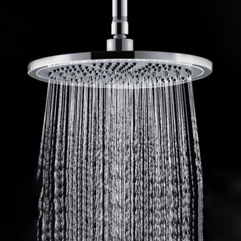 Modern Stainless Steel Wall Mount Round Shower Head Set