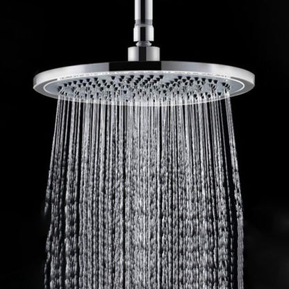 Modern Stainless Steel Wall Mount Round Shower Head Set