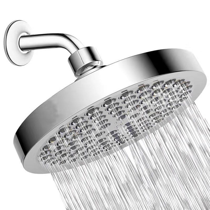 Modern Stainless Steel Wall Mount Round Shower Head Set