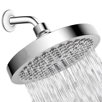 Modern Stainless Steel Wall Mount Round Shower Head Set