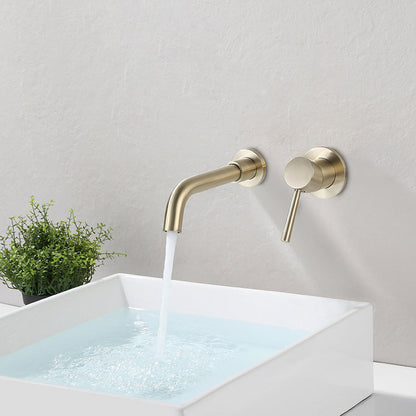 Modern Bathroom Sink Faucets Single Handle Mount