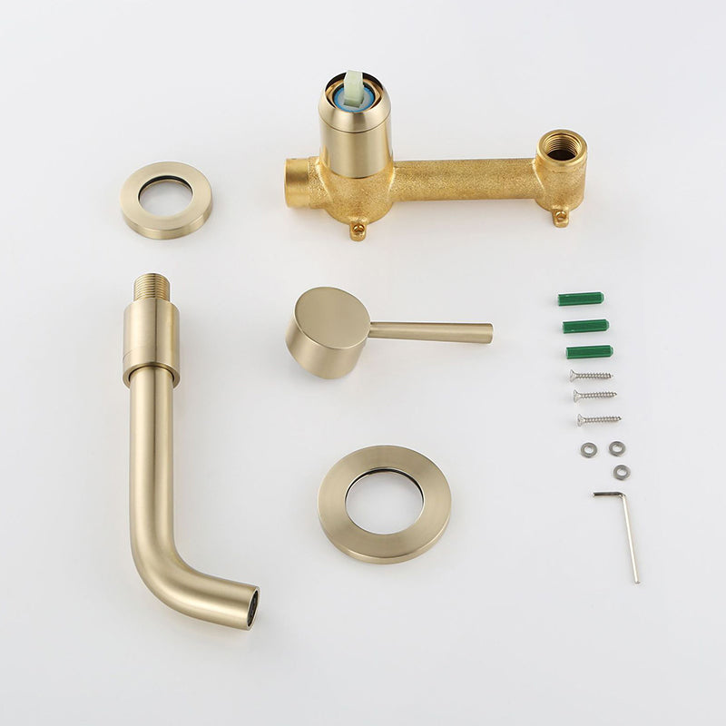 Modern Bathroom Sink Faucets Single Handle Mount