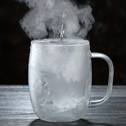 Premium Double Walled Glass Coffee Mug
