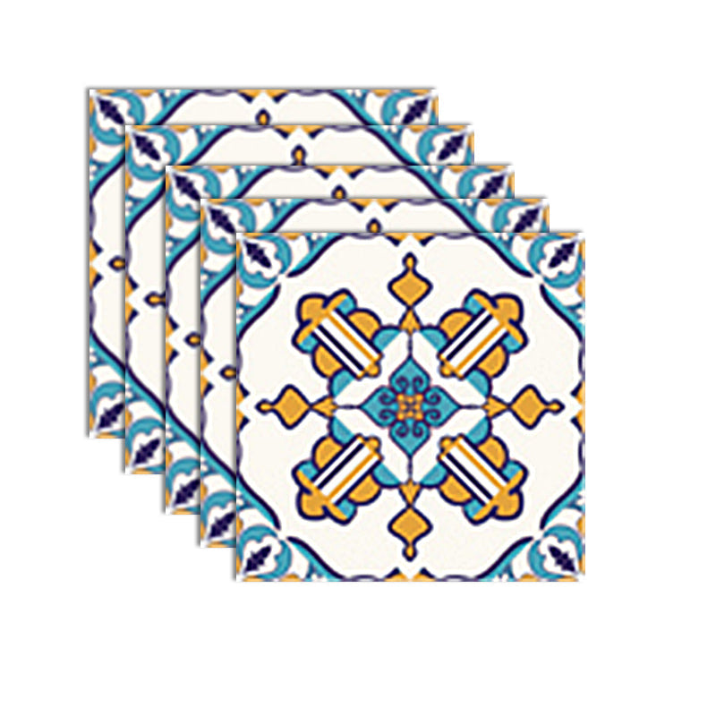 Stylish Multi-Colored Peel and Stick Vinyl Flooring
