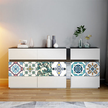 Stylish Multi-Colored Peel and Stick Vinyl Flooring