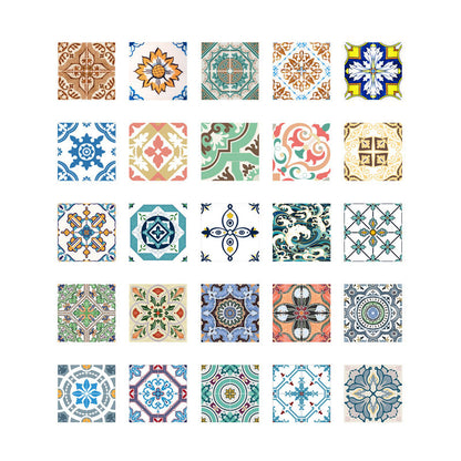 Stylish Multi-Colored Peel and Stick Vinyl Flooring