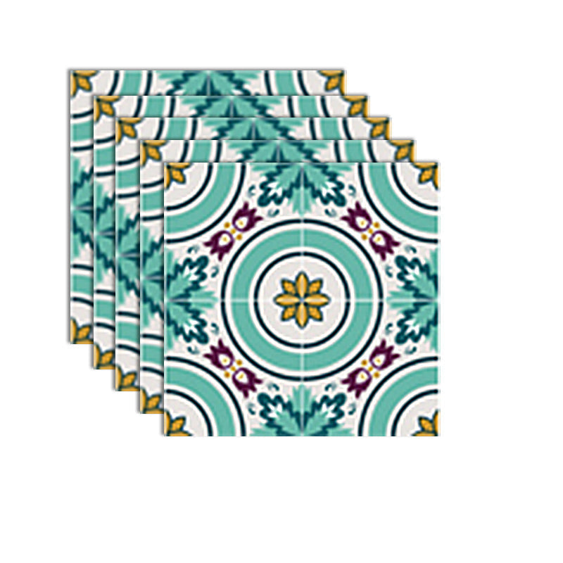 Stylish Multi-Colored Peel and Stick Vinyl Flooring