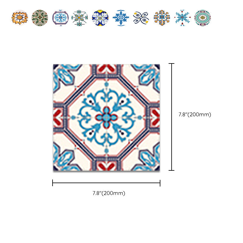 Stylish Multi-Colored Peel and Stick Vinyl Flooring