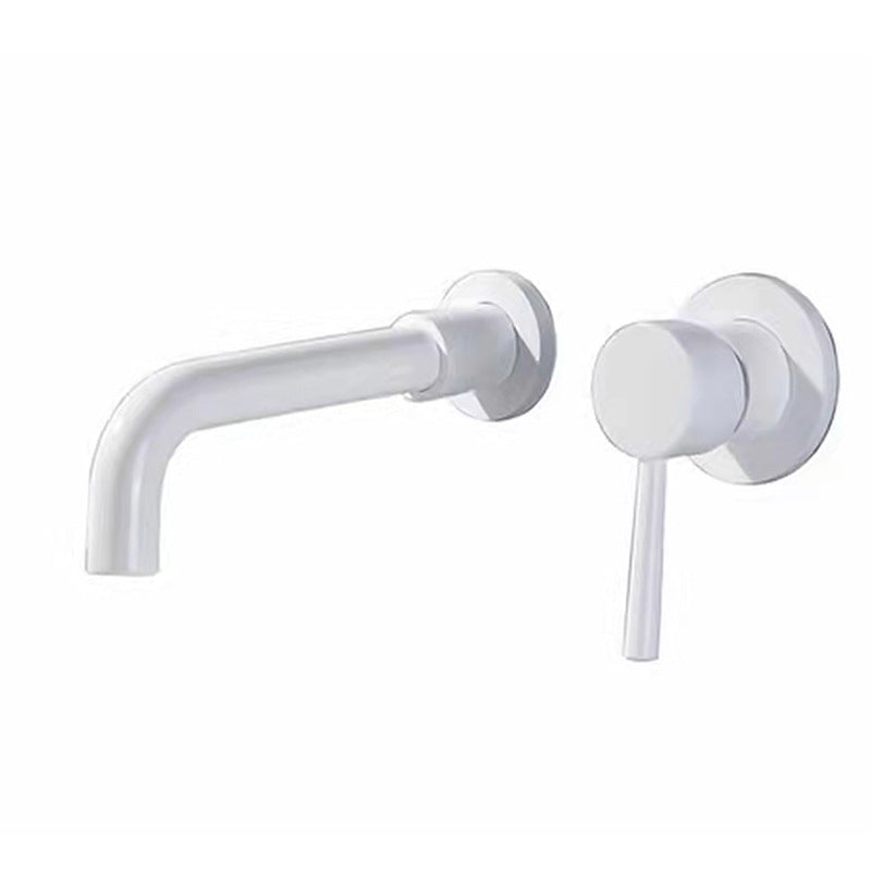 Modern 2-Hole Wall Mount Bathroom Sink Faucet