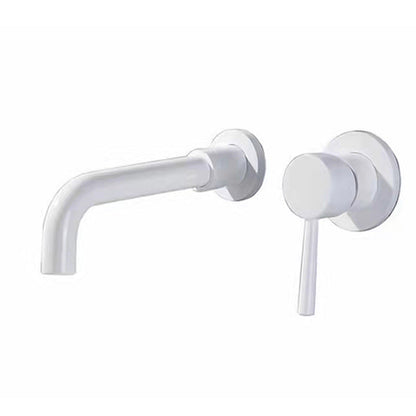 Modern 2-Hole Wall Mount Bathroom Sink Faucet
