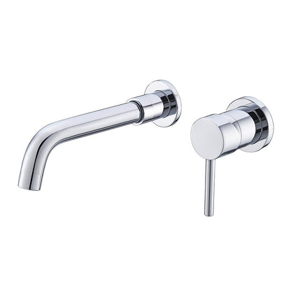Modern 2-Hole Wall Mount Bathroom Sink Faucet