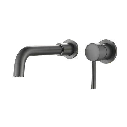 Modern 2-Hole Wall Mount Bathroom Sink Faucet