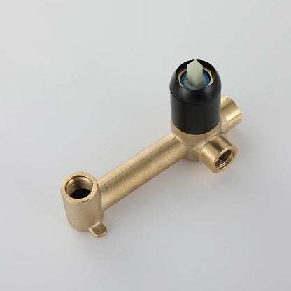 Modern 2-Hole Wall Mount Bathroom Sink Faucet