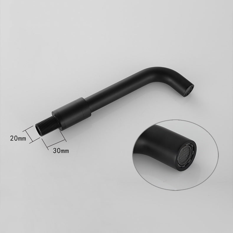 Modern 2-Hole Wall Mount Bathroom Sink Faucet