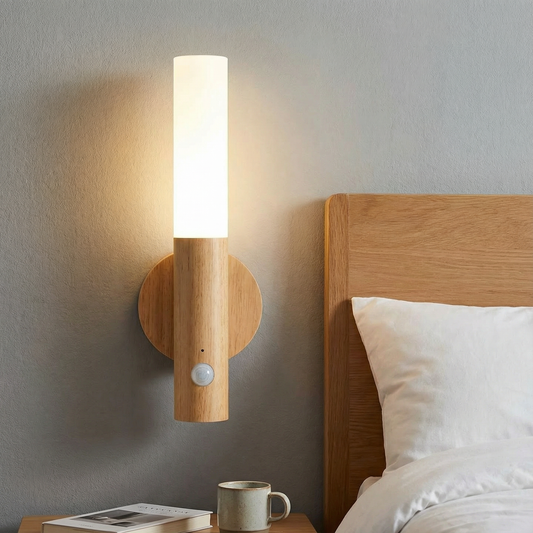 Plug-in motion sensor night light for bedroom