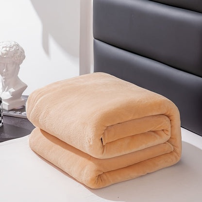 Soft Gray Plush Blanket for All Seasons
