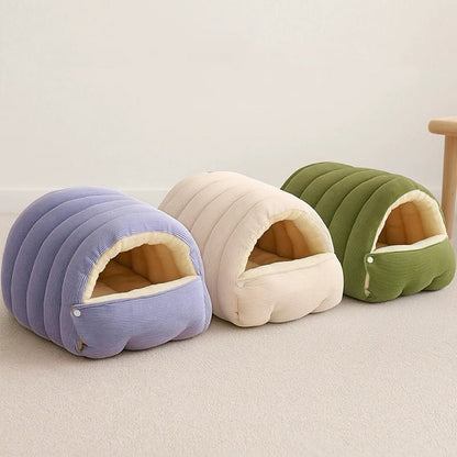 Warm Fleece Pet Bed for Cats and Dogs