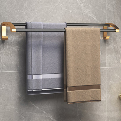 Luxury Black Brass Bathroom Accessories Set