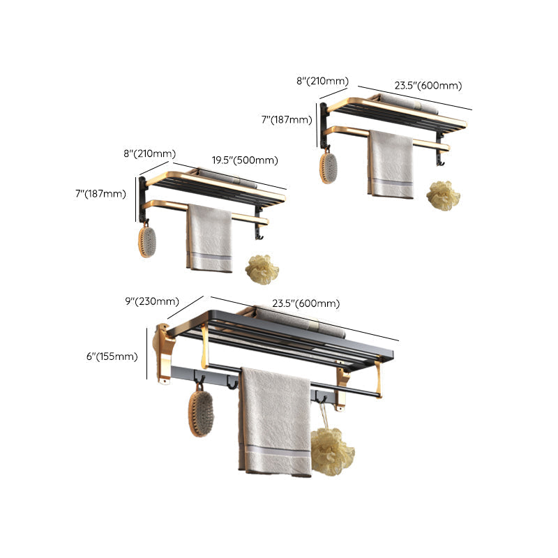 Luxury Black Brass Bathroom Accessories Set