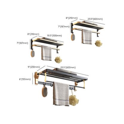 Luxury Black Brass Bathroom Accessories Set