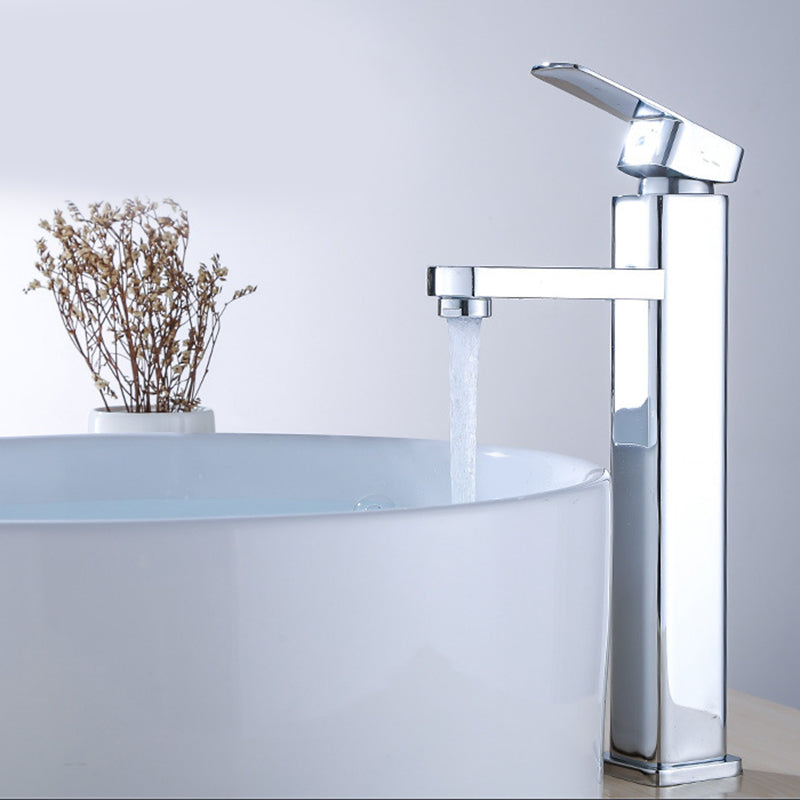 Commercial Stainless Steel Bathroom Faucet with Long Hose