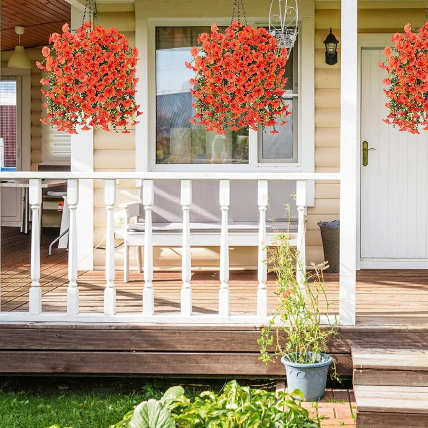 Outdoor UV Hanging Flower Planter