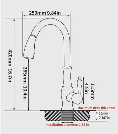 Premium Pull-Out Kitchen Faucet