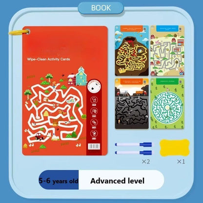 Fun Interactive Learning Puzzle Book for Kids