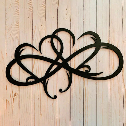 Lovely Metal Heart Wall Decor - Yeezlab
