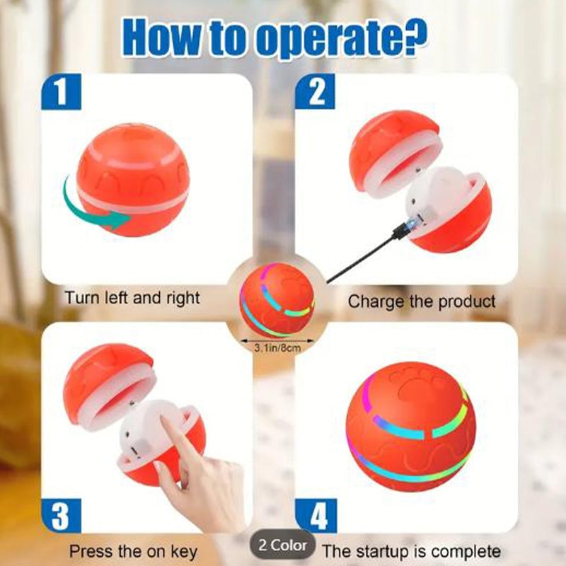Durable Interactive Pet Toy Ball