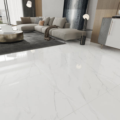 Easy Install Marble Effect Vinyl Flooring Tiles