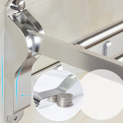 Stylish 5-Piece Bathroom Set with Shelf and Towel Bar