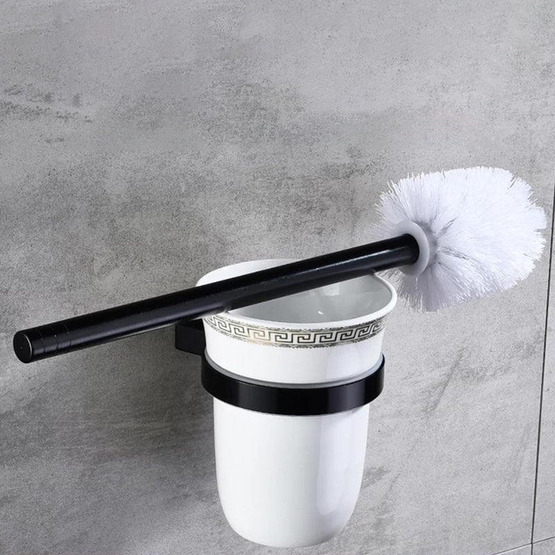 Stylish 5-Piece Bathroom Set with Shelf and Towel Bar
