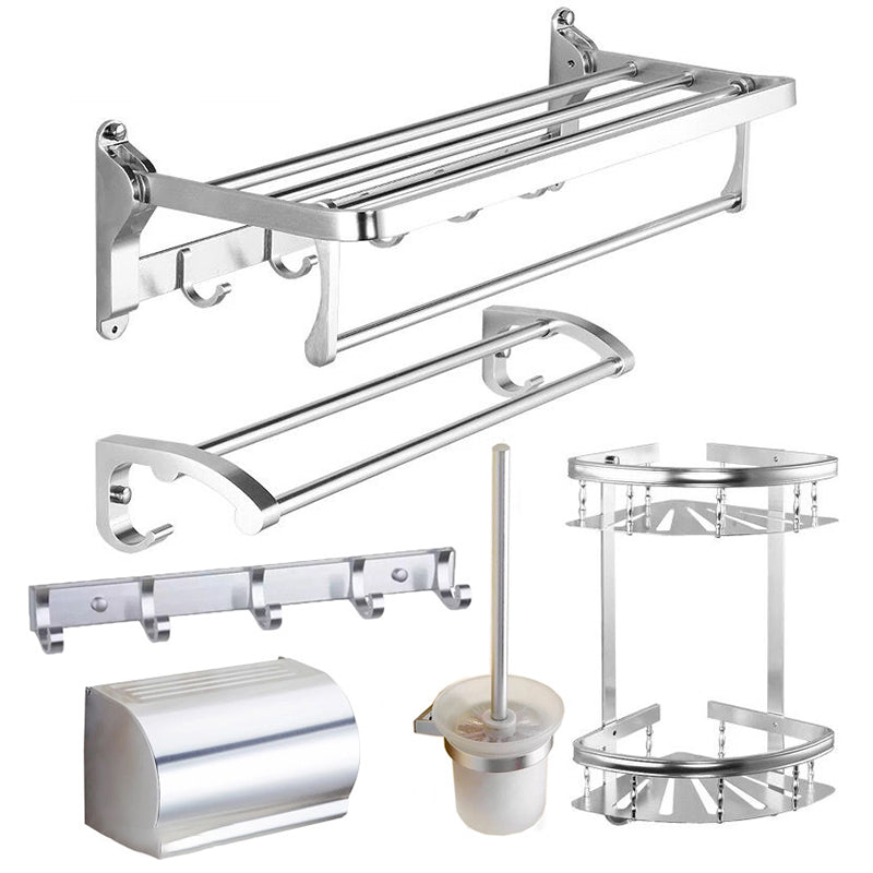 Stylish 5-Piece Bathroom Set with Shelf and Towel Bar - Yeezlab