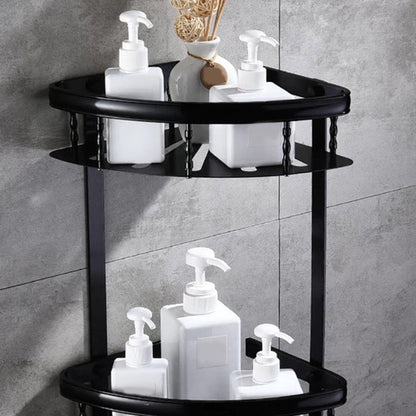 Stylish 5-Piece Bathroom Set with Shelf and Towel Bar