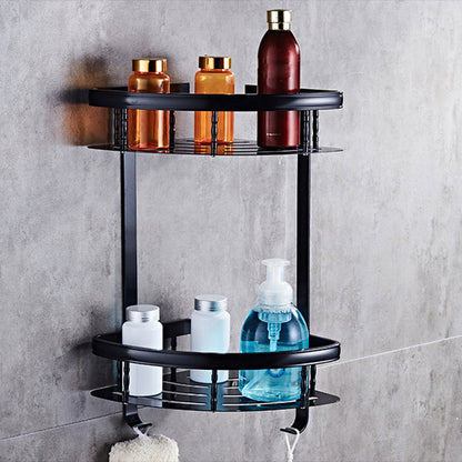 Stylish 5-Piece Bathroom Set with Shelf and Towel Bar