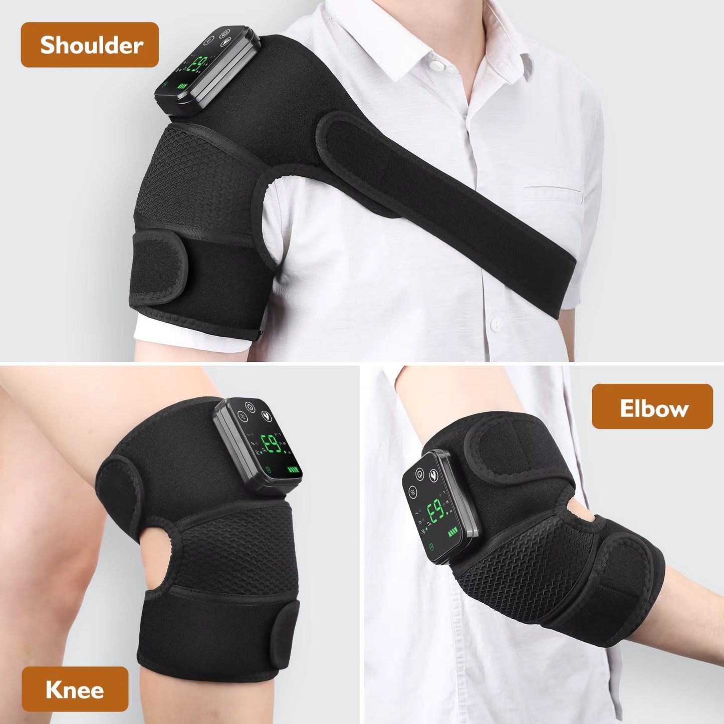 Relaxing Thermal Vibration Massage Pillow