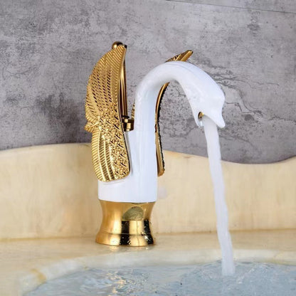Luxury Brass Single Handle Bathroom Faucet