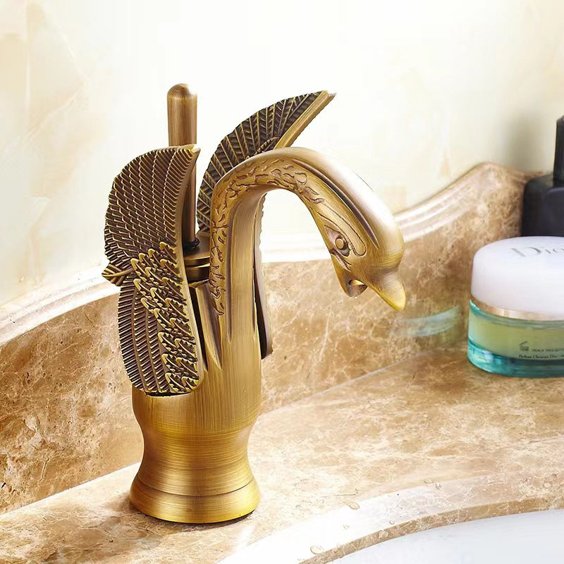 Luxury Brass Single Handle Bathroom Faucet - Yeezlab