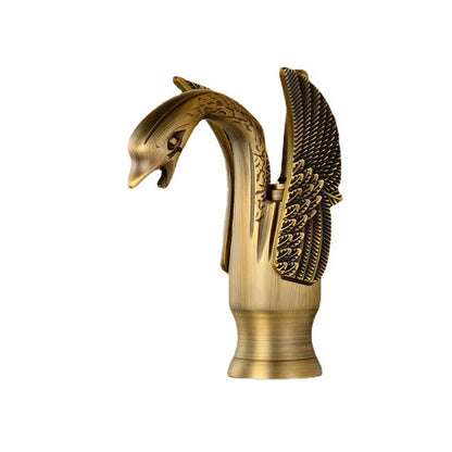 Luxury Brass Single Handle Bathroom Faucet