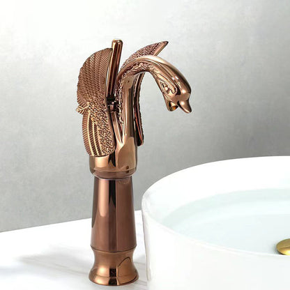 Luxury Brass Single Handle Bathroom Faucet