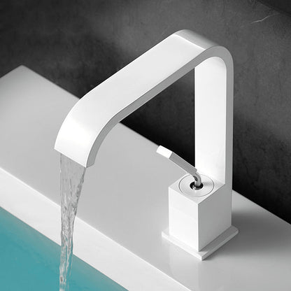 Luxury Widespread Bathroom Sink Faucet with Waterfall Spout